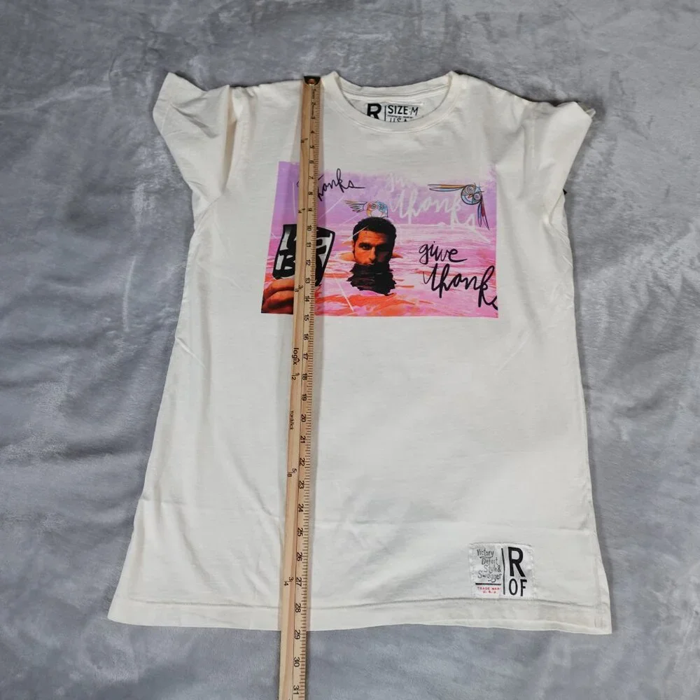 Roots Of Fight David Le Batard Art T Shirt Mens Medium Made In USA White NEW - Picture 8 of 8